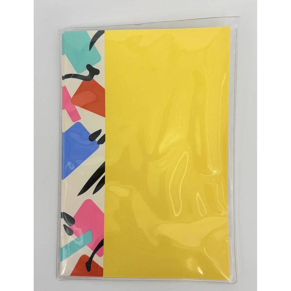 Vintage Hallmark Geometric Stationery Note Sheets (16) and Envelopes (12)